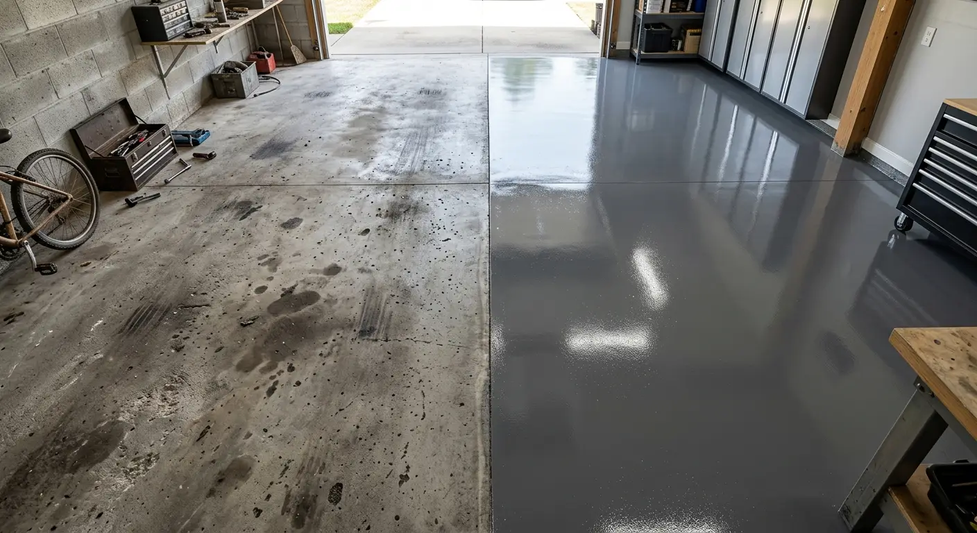 Чем покрасить бетонный пол в гараже: выбор краски и технология нанесения