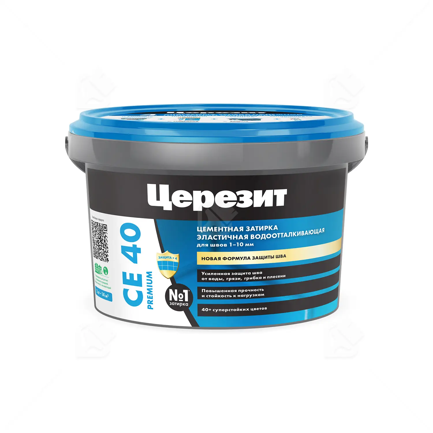 Затирка для швов до 10 мм водоотталкивающая Церезит СЕ 40 Аквасатик 07 серая 2 кг