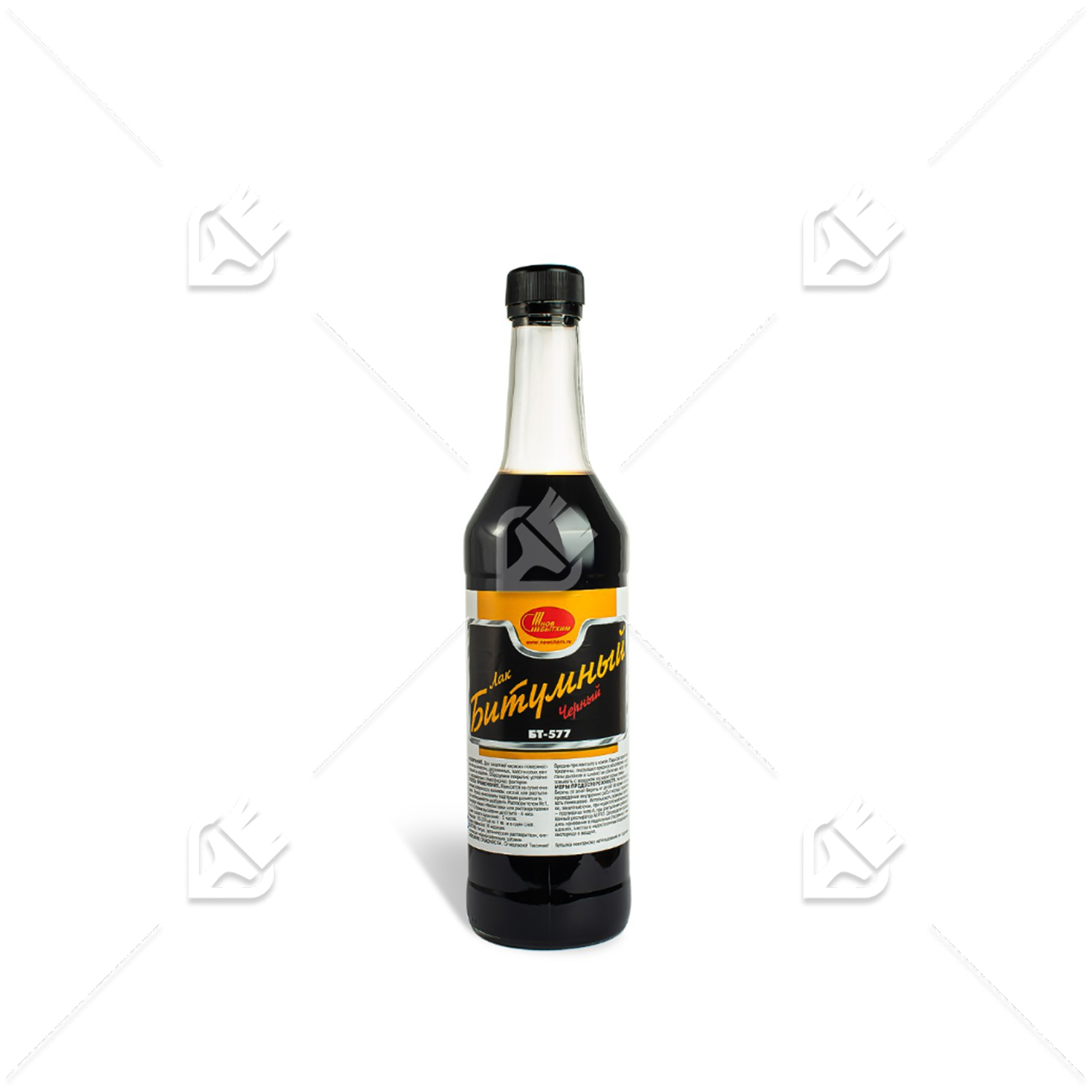 Лак кузнечный битумный Новбытхим БТ-577 0,5 л.