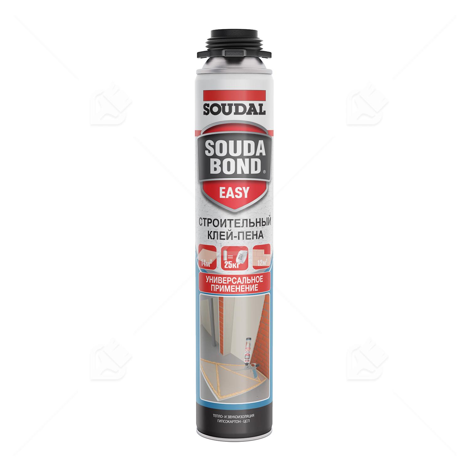 Клей-пена универсальная полиуретановая Soudal Soudabond Easy Gun 750 мл