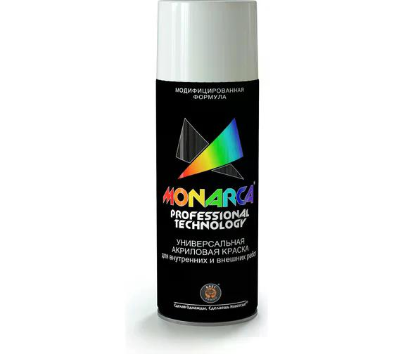 Краска универсальная аэрозольная акриловая Eastbrand Monarca RAL 7004 сигнально-серая 520 мл.