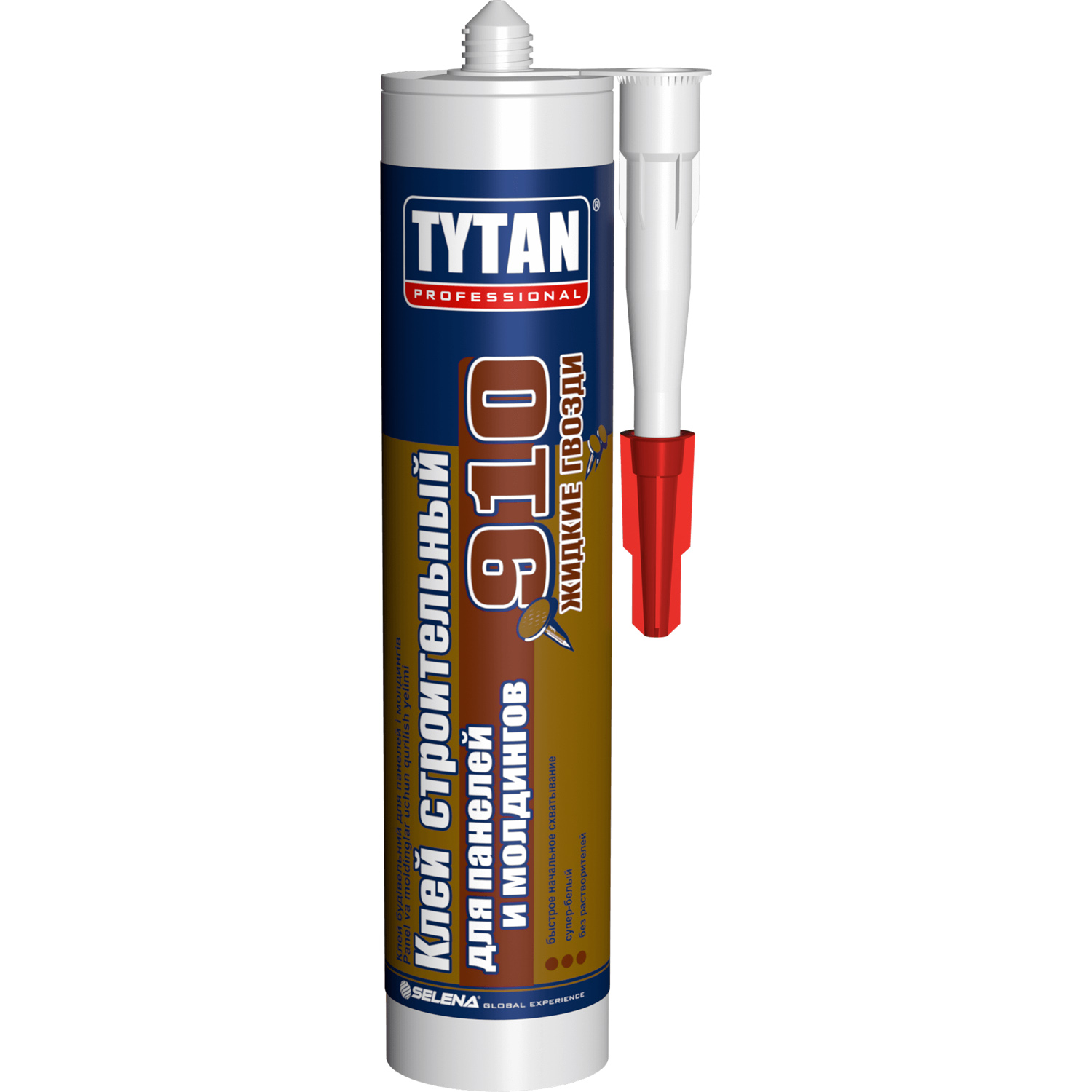 Клей монтажный для панелей и молдингов Tytan Professional № 910 белый 440 мл