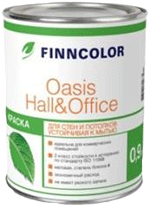Краска OASIS HALL & OFFICE C гл/мат 0,9л