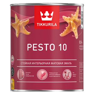 Эмаль универсальная Tikkurila PESTO 10 C матовая 0,9л