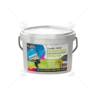 Краска резиновая эластичная атмосферная Elastic Color RAL7005 серая 11,5 кг