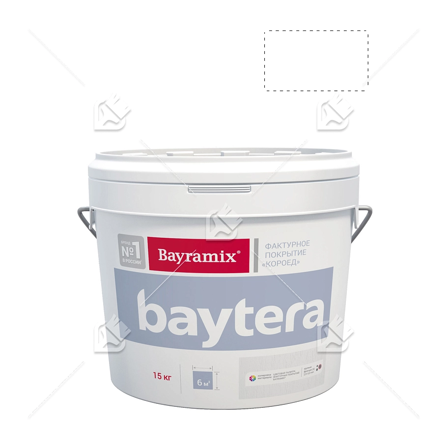 Bayramix Baytera крупная фракция (К) 2,5-3мм,текстурное покрытие для фасадных и интерьерных работ («мокрая стена»,«короед») (15кг)