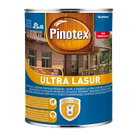 Пропитка декоративная для защиты древесины Pinotex Ultra AWB полуглянцевая красное дерево 1 л