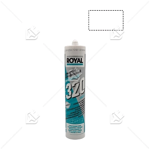 Герметик силиконовый санитарный ROYAL 320 белый 280 мл