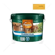 Пропитка декоративная для защиты древесины Pinotex Classic Plus 3 в 1 сосна 9 л.
