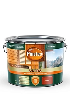 Пропитка декоративная для защиты древесины Pinotex Ultra AWB полуглянцевая рябина 9 л