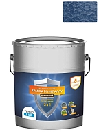 Грунт-эмаль 3 в 1 Технолюкс молотковая синяя 5 кг