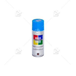Краска аэрозольная CORALINO (520 мл, 200г),  RAL5012 Голубой