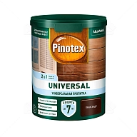 Pinotex Universal 2 в 1 универсальная пропитка для древесины Палисандр 0,9 л