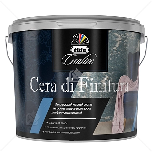 Покрытие декоративное лессирующее Dufa Creative Cera Di Finitura матовое 1,0 л.
