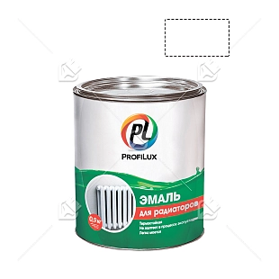 Эмаль для радиаторов Profilux полуматовая 0,9 кг.