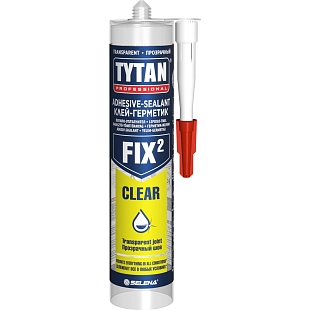 Клей-Герметик Tytan Professional  Fix² Clear прозрачный 290 мл