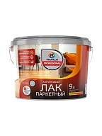 Лак паркетный акриловый Profilux Professional глянцевый 9 л.