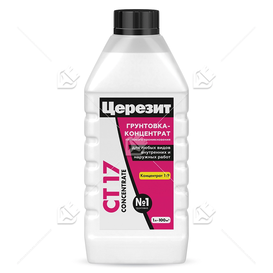 Грунтовка-концентрат глубокого проникновения Церезит CT 17 Concentrate 1 л.