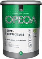 Эмаль универсальная акриловая Ореол матовая белая 1,1 кг