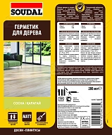 Герметик акриловый паркетный Soudal сосна 280 мл.