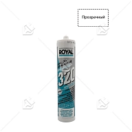 Герметик силиконовый санитарный ROYAL 320 прозрачный 280 мл