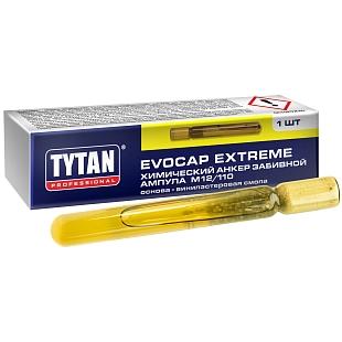 Анкер химический забивной ампула Tytan Professional EVOCAP EXTREME M12/110 20 г