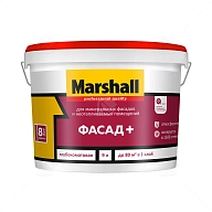 Краска фасадная акриловая водно-дисперсионная Marshall Фасад+ глубокоматовая база BC 9 л.
