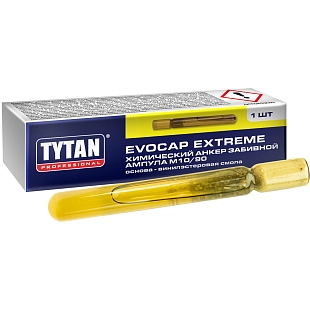 Анкер химический забивной ампула Tytan Professional EVOCAP EXTREME M10/90 10 г