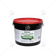 Краска фасадная Практик белая база 15 кг