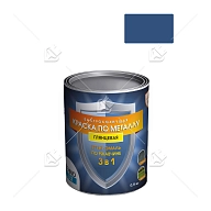 Грунт-эмаль 3 в 1 Технолюкс гладкая синяя 0,9 кг