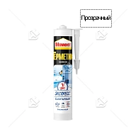 Герметик силиконовый санитарный Момент Экспресс прозрачный 280 мл.