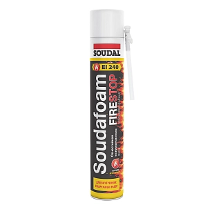 Пена стандартная огнестойкая Soudal Soudafoam FIRESTOPR 750 мл