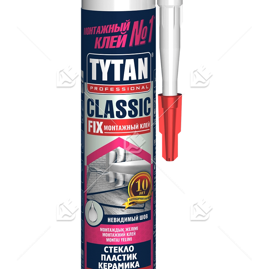 Клей монтажный универсальный Tytan Professionall Classic Fix прозрачный 280 мл