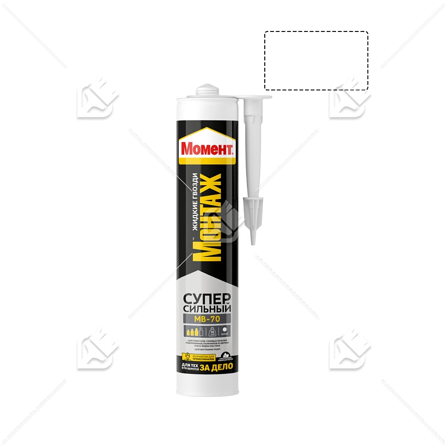 Клей монтажный универсальный акриловый Момент Монтаж Суперсильный МВ-70 400 г.