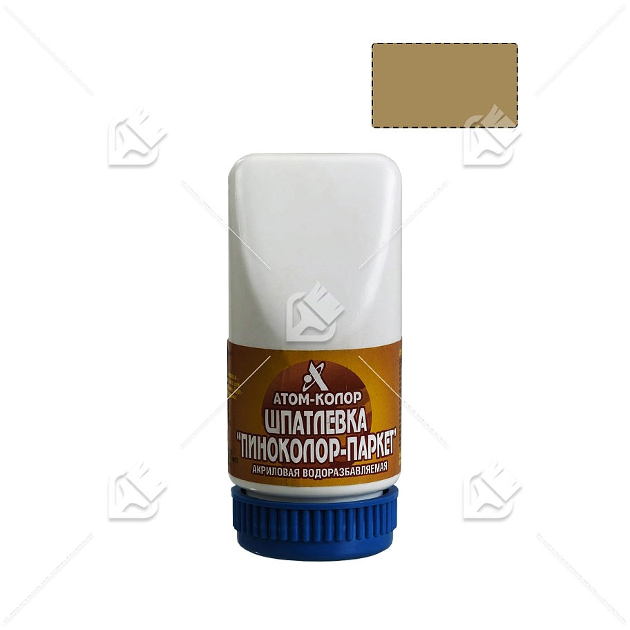 Шпатлевка по дереву акриловая Атом-Колор Пиноколор дуб 0,25 кг.