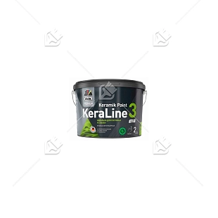 Краска для стен и потолков Dufa Premium KeraLine Keramik Paint 3 глубокоматовая белая база 1 0,9 л.