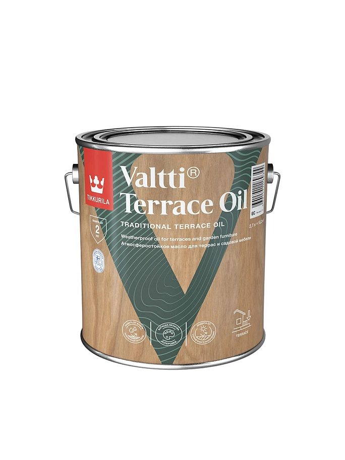 Масло для террас Tikkurila VALTTI TERRACE OIL EC 2,7 л