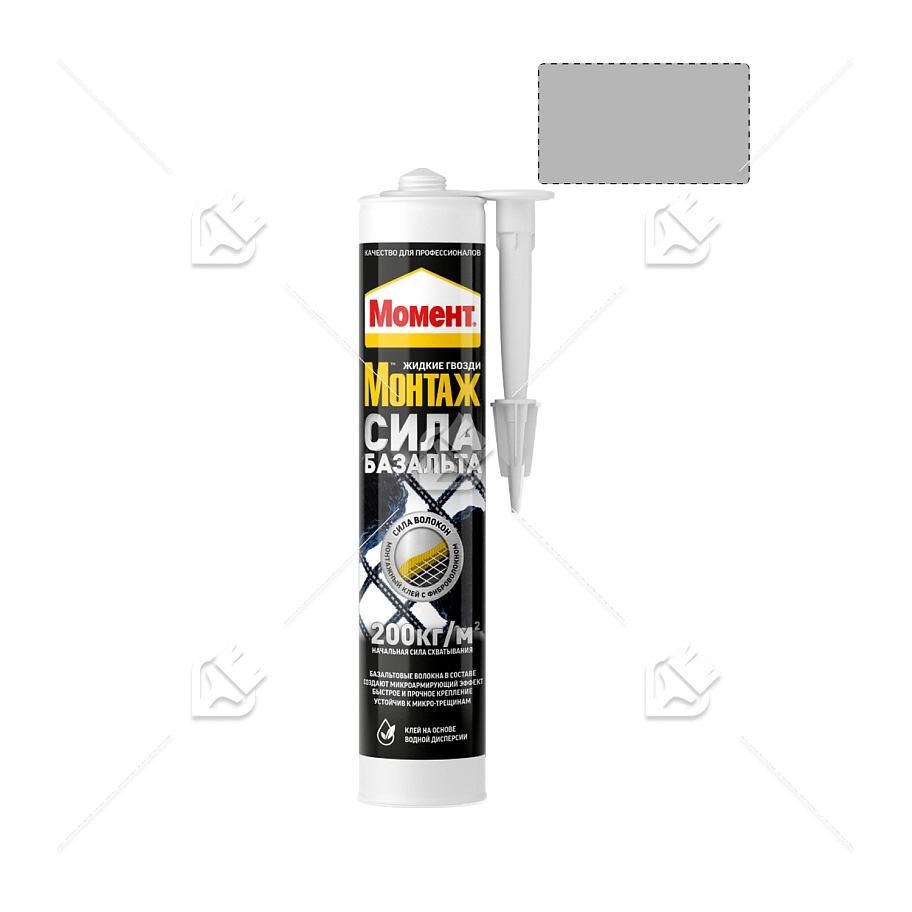 Клей монтажный универсальный Момент Монтаж Сила Базальта 400 г