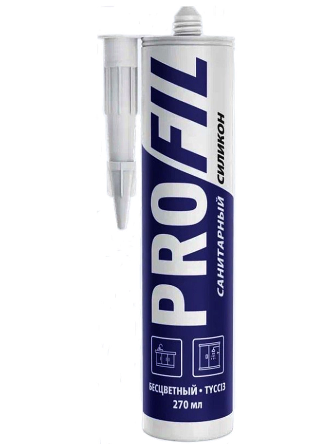Герметик силиконовый санитарный Soudal Profil бесцветный 270 мл