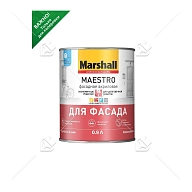 Краска фасадная акриловая Marshall Maestro глубокоматовая база ВС 0,9 л.