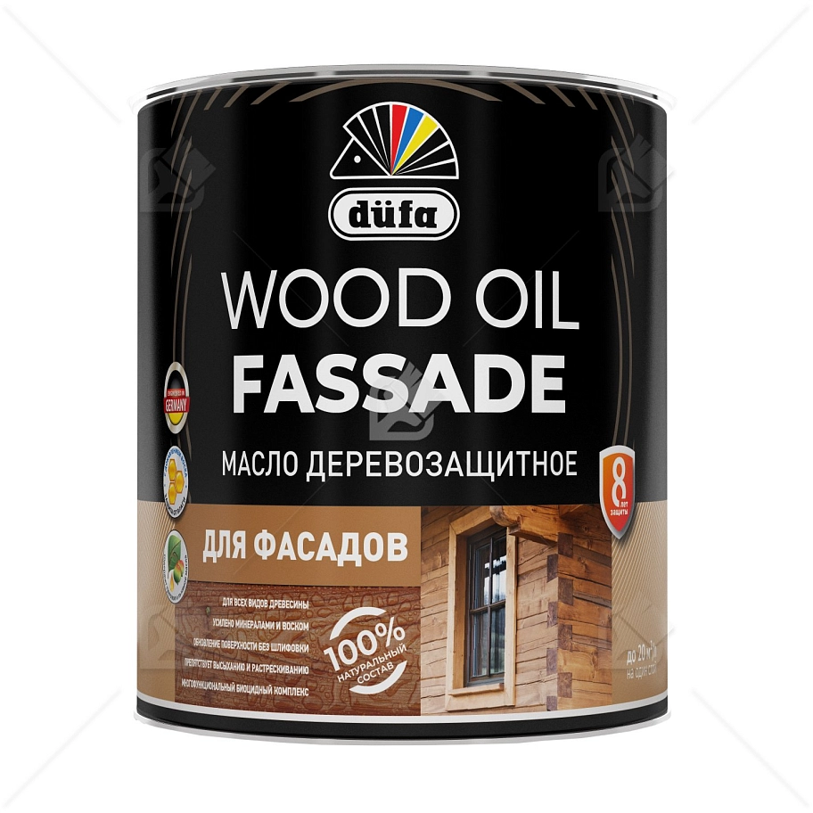 Масло деревозащитное для фасадов Dufa Wood Oil Fassade палисандр 0,9 л.