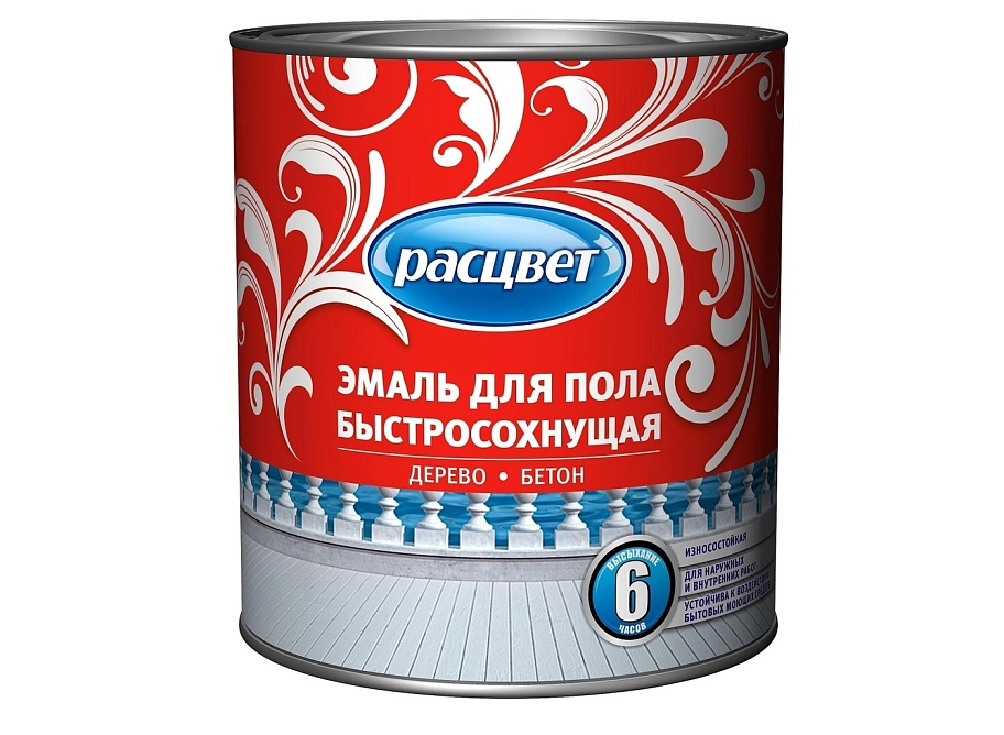 Эмаль для пола алкидная быстросохнущая Расцвет золотистая 2,7 кг