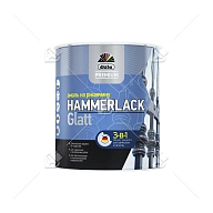 Эмаль на ржавчину Dufa Premium Hammerlack 3-в-1 гладкая RAL 9006 серебристая 0,75 л.