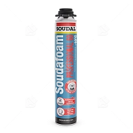 Пена профессиональная Soudal Soudafoam Professional зимняя 750 мл. выход 60 л.