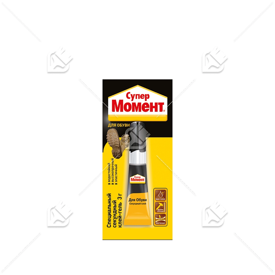 Клей для обуви секундный Супер Момент Для обуви 3 г. 12 шт. на мульти-карте