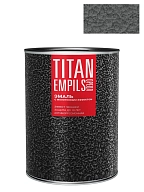 Эмаль для металлических поверхностей Ореол Титан молотковая серебристая 2,5 кг.