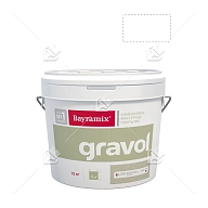 Bayramix Gravol фракция 2,5мм, камешковая штукатурка для ручного и машинного нанесения с ярко выраженной «шубой» (15кг)