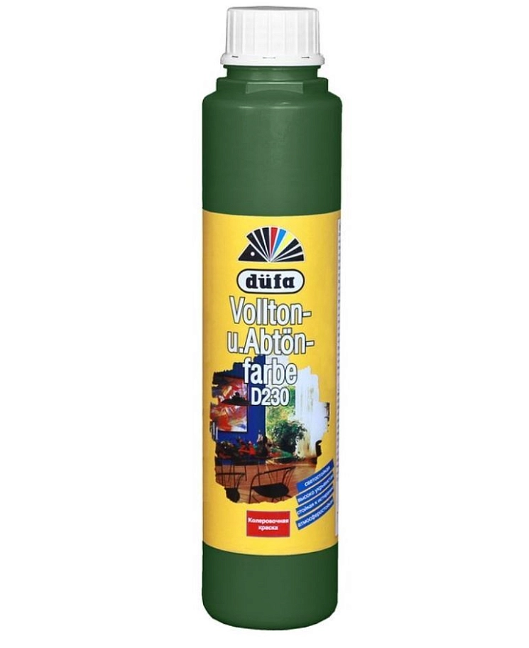 Колорант водно-дисперсионный Dufa Vollton und Abtonfarbe D230-0108 оксидно-зеленый 750 мл.