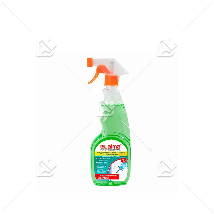 Средство для стекол и зеркал с нашатырным спиртом, распылитель, 750мл
