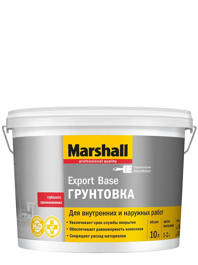 Грунт универсальный акриловый Marshall Export base 10 л.